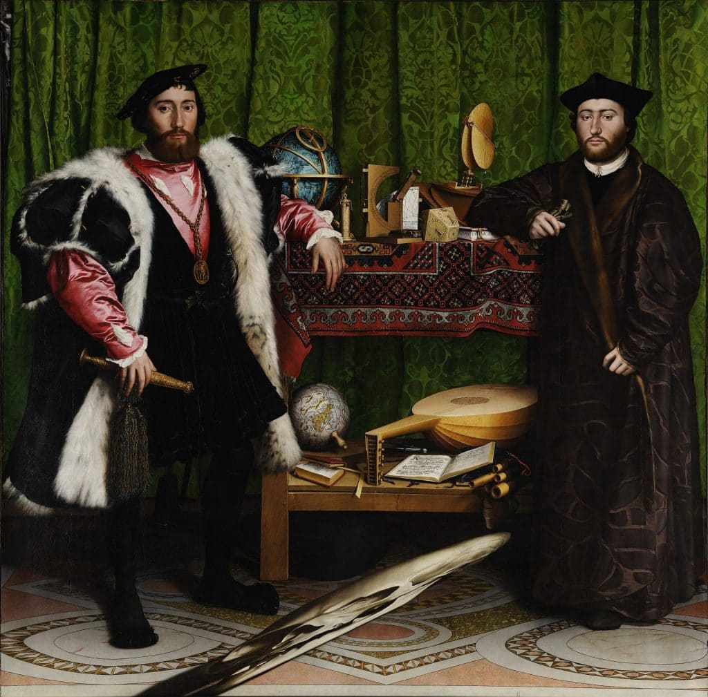The Ambassadors, by Hans Holbein the Younger