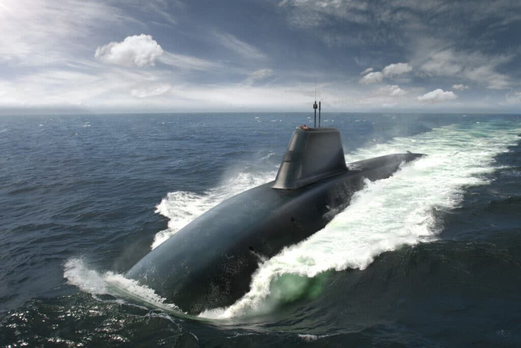 artist's impression of Dreadnought-class submarine