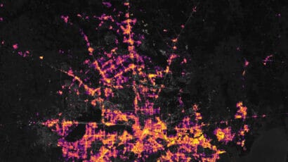 satellite image night texas blackout