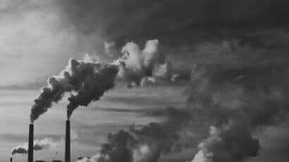 coal plant smoke stacks