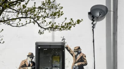 Spy Booth Banksy street art