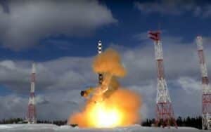 Sarmat missile test