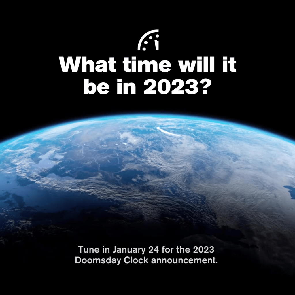 2023 Doomsday Clock Announcement Social Media Toolkit Bulletin of the