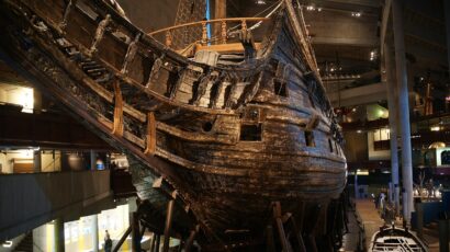 shipwreck in museum
