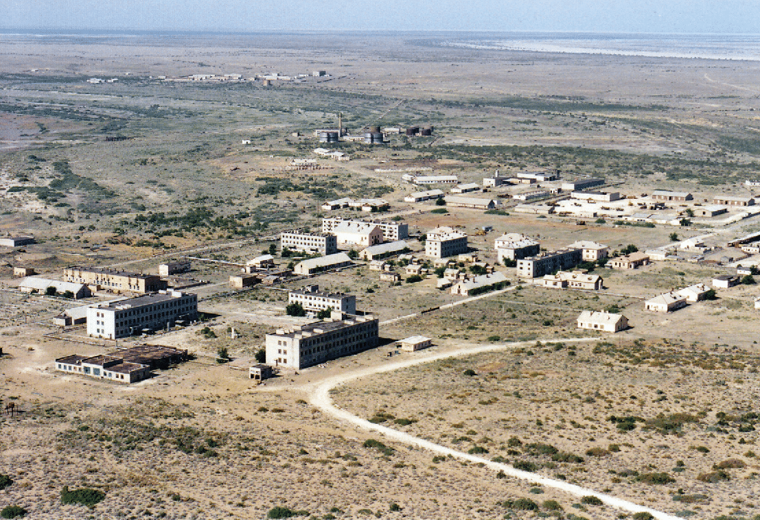 The Soviet bioweapons testing grounds at Vozrozhdeniya Island. (Raymond A. Zilinskas)