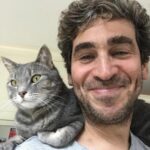 aaron sachs photo with cat
