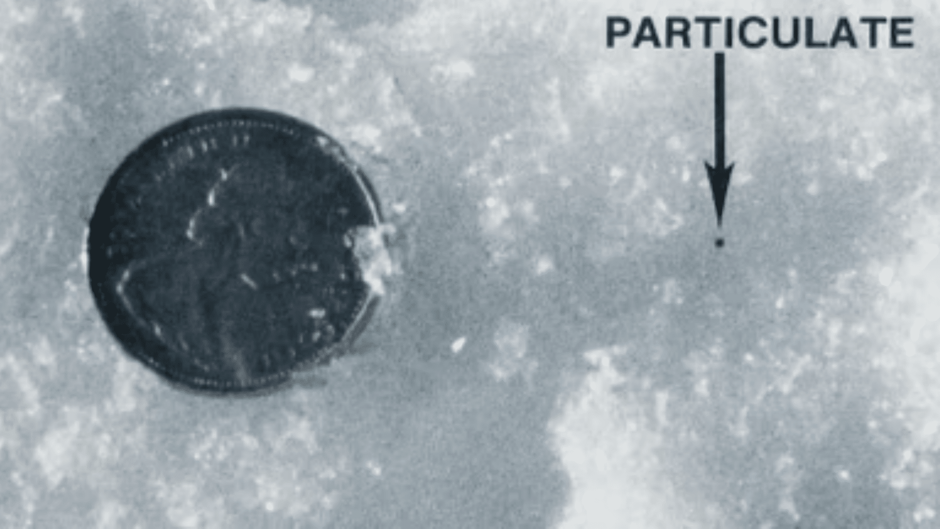 Radioactive debris from the Kosmos 954 satellite compared to a Canadian one cent coin. (Department of Energy via <a href="https://www.youtube.com/watch?v=drDPFs6j3U0">Canadian Nuclear Safety Commission / YouTube</a>)
