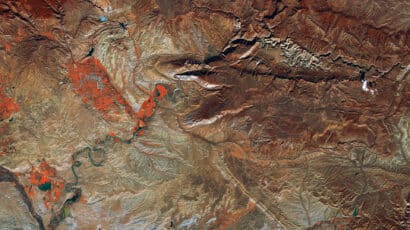 satellite image of uinta basin