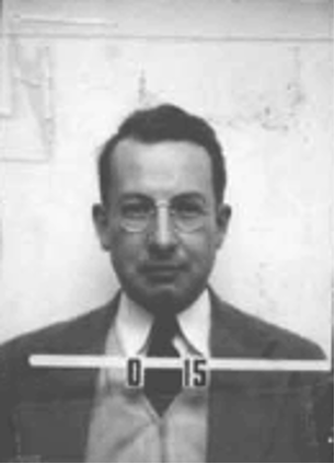Robert Bacher Manhattan Project security id badge in World War II
