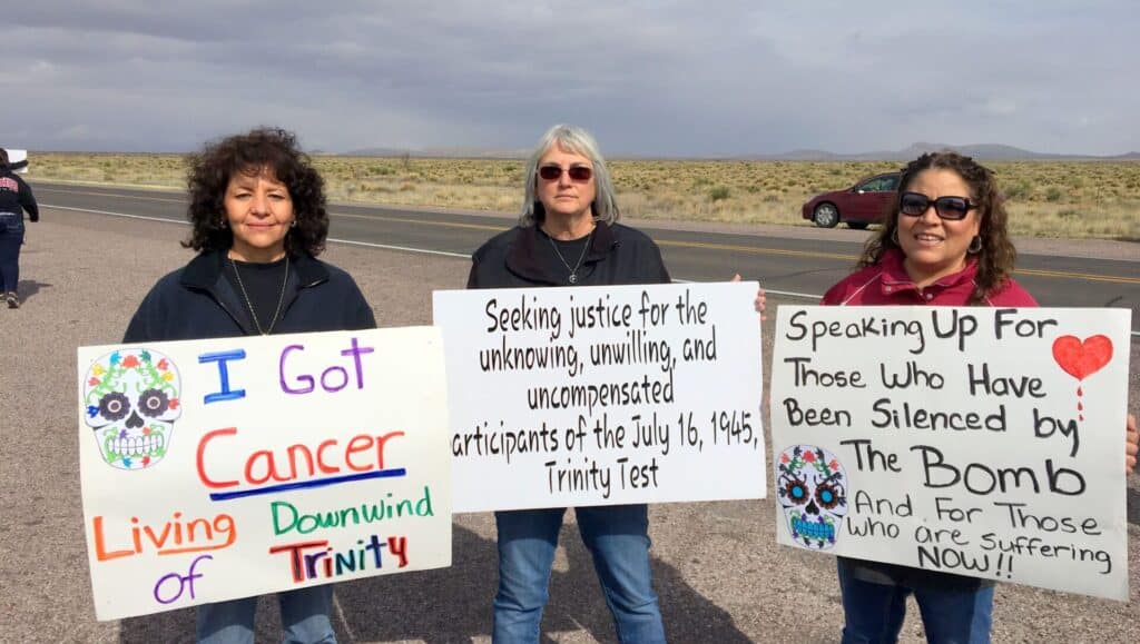Photo courtesy of Tina Cordova, co-founder of the Tularosa Basin Downwinders Consortium