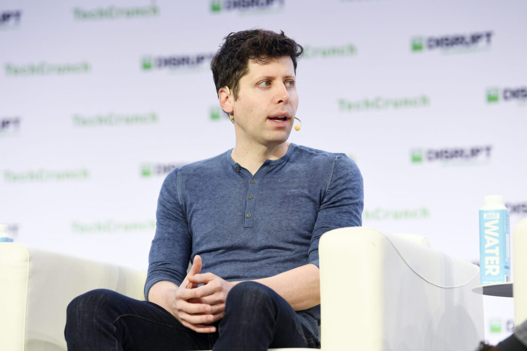 SAN FRANCISCO, CALIFORNIA - OCTOBER 03: OpenAI Co-Founder & CEO Sam Altman speaks onstage during TechCrunch Disrupt San Francisco 2019 at Moscone Convention Center on October 03, 2019 in San Francisco, California. (Photo by Steve Jennings/Getty Images for TechCrunch)