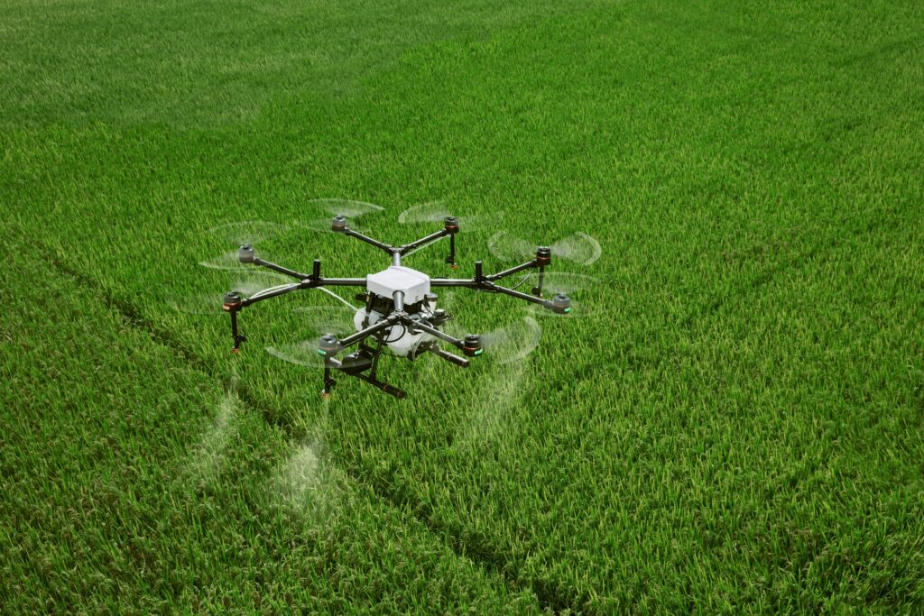 An agricultural drone.