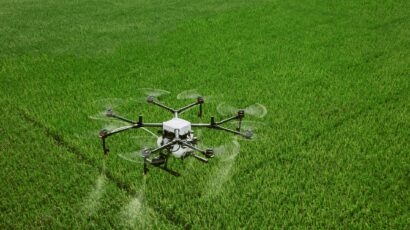 An agricultural drone.