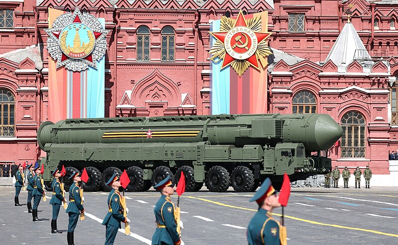A scene from the 2023 Victory Day Parade in Moscow. Source: President of the Russian Federation.