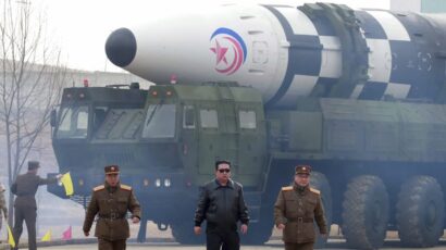 Kim Jong-un and Hwasong-17 ICBM