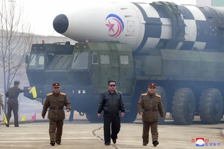 Kim Jong-un and Hwasong-17 ICBM