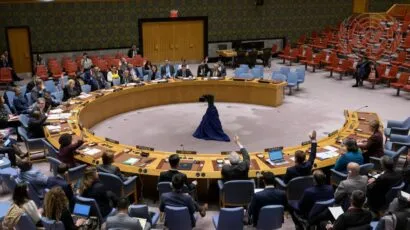 UN Security Council members abstaining on Russian resolution in November 2022
