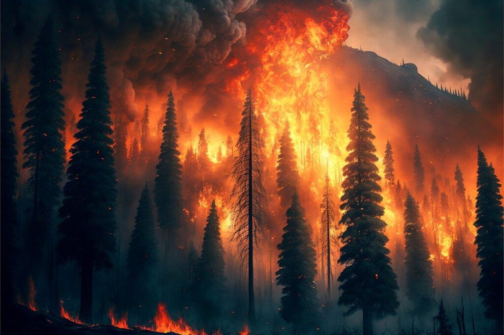 wildfire illustration