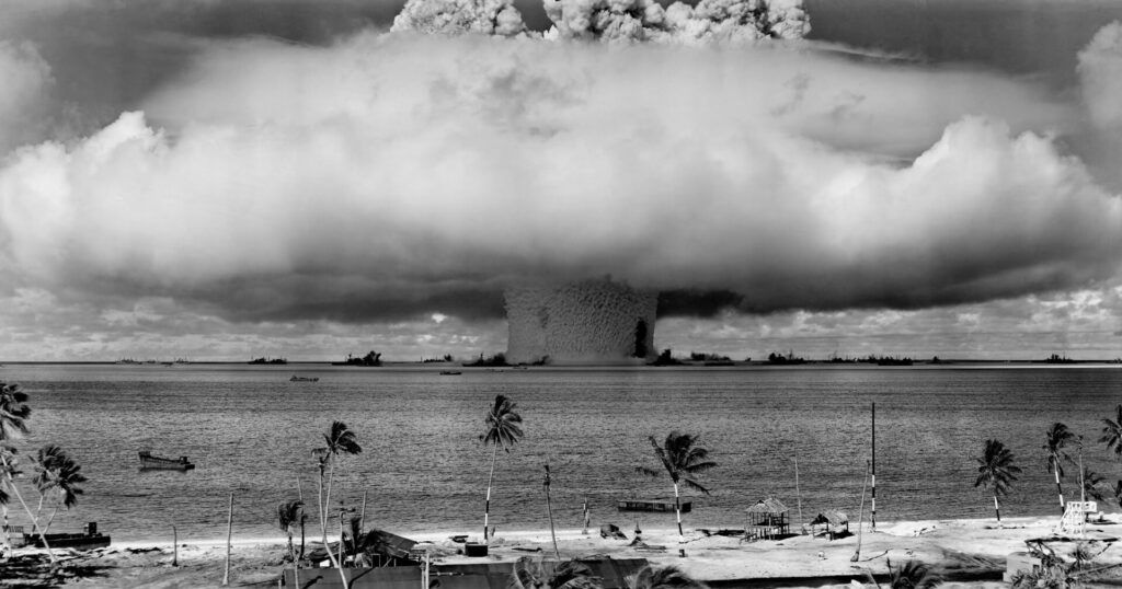 atomic bomb test in Marshall Islands