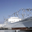 The N.S. Savannah was the world's first nuclear powered merchant ship. It launched in 1959 as part of the Atoms for Peace program. Photo: Department of Transportation Maritime Administration