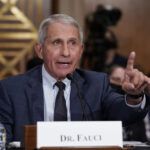 Top infectious disease expert Anthony Fauci responds to accusations by Sen. Rand Paul, R-Ky., as he testifies before the Senate Health, Education, Labor, and Pensions Committee, on July 20, 2021. (Photo by J. Scott Applewhite-Pool/Getty Images)