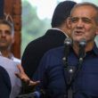 ranian President Masoud Pezeshkian speaks during a visit to the shrine of the Islamic Republic's founder Ayatollah Ruhollah Khomeini in Tehran on July 6, 2024. Pezeshkian, who advocates improved ties with the West, on July 6 won a runoff presidential election against ultraconservative Saeed Jalili, the interior ministry said. (Photo by ATTA KENARE / AFP via Getty Images)