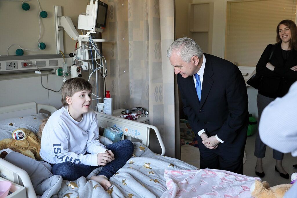 young cancer patient a the NIH
