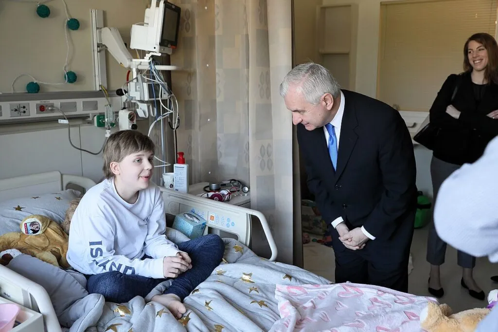 young cancer patient a the NIH