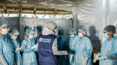 Covid response team, WHO, Bangladesh