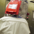 A lab worker.