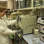 scientists at NIH lab