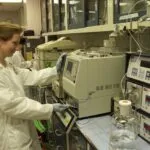 scientists at NIH lab