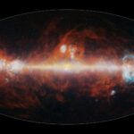 map of night sky, from NASA