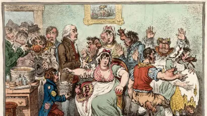 smallpox vaccination satire of 1802