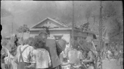 Hiroshima 2 hours after bomb dropped