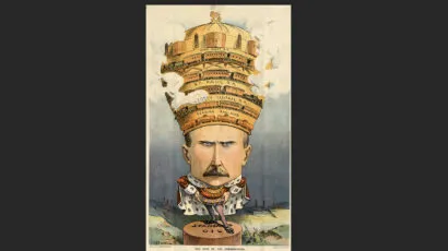 1901 Puck cartoon about monopolies