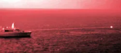 US Navy ship test-firing laser weapon