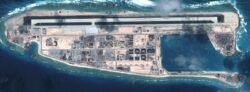 Fiery Cross Reef Chinese military base