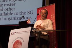 Nikita Smidovich at a 2015 Global Conference on Biological Threat Reduction in Paris. Photo by World Organisation for Animal Health.