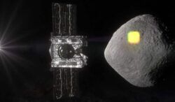 satellite mapping an asteroid