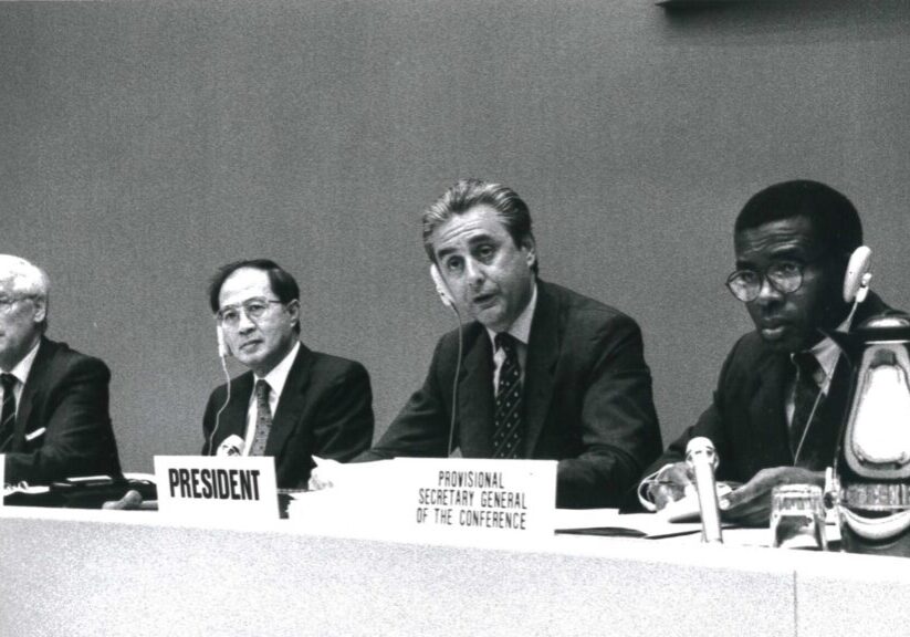 The third BWC review conference was held in September 1991, with Argentinian Ambassador Roberto Garcia Moritan serving as president. (UN Office of Disarmament Affairs)