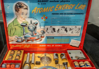 The Gilbert U-238 Atomic Energy Lab is a toy lab set that was produced by Alfred Carlton Gilbert in 1950.