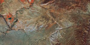 satellite image of uinta basin